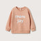 Mango More Joy printed sweatshirt for kids – warm, stylish, and comfortable wear.