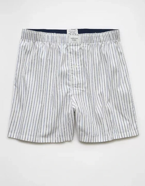 AMERICAN EAGLE white striped boxer shorts for men