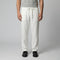 GUESS MEN'S COTTON LINEN DRAWSTRING TROUSER | WHITE