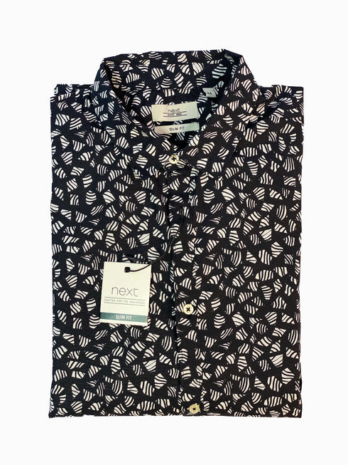 NEXT SLIM FIT SHIRT MEN | BLACK