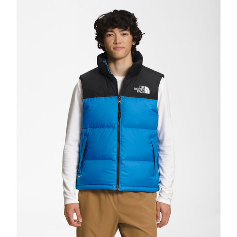 TNF-SLEEVELESS-NUPTSE PUFFER JACKET | BLACK / BLUE