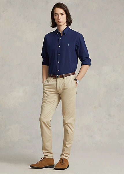 Navy blue Ralph Lauren poplin shirt for men – shop online in Pakistan now.