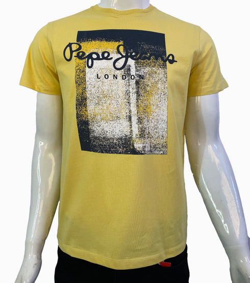 PEPE JEANS LONDON-PREMIUM T-SHIRT | YELLOW