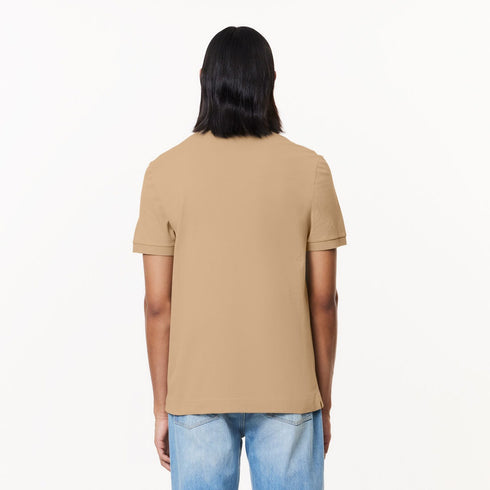 LACOSTE SLIM FIT PARIS STRETCH PIQUE POLO SHIRT | BEIGE