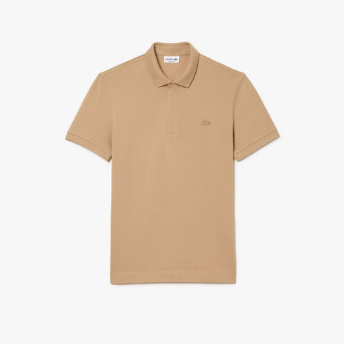 LACOSTE SLIM FIT PARIS STRETCH PIQUE POLO SHIRT | BEIGE