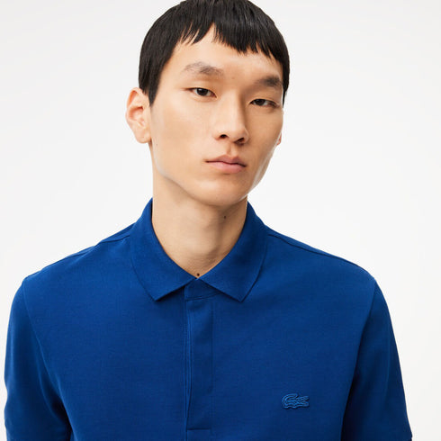 LACOSTE SLIM FIT PARIS STRETCH PIQUE POLO SHIRT | BLUE