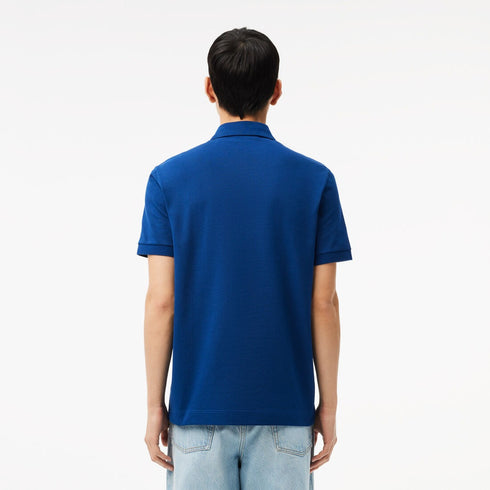 LACOSTE SLIM FIT PARIS STRETCH PIQUE POLO SHIRT | BLUE