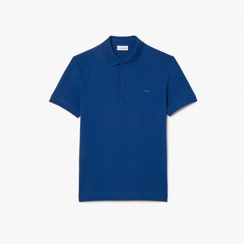 LACOSTE SLIM FIT PARIS STRETCH PIQUE POLO SHIRT | BLUE
