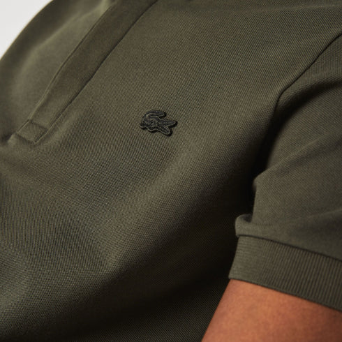 LACOSTE SLIM FIT PARIS STRETCH PIQUE POLO SHIRT | DARK GREEN