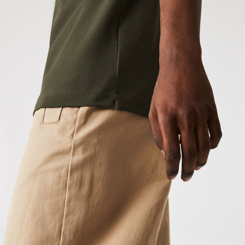 LACOSTE SLIM FIT PARIS STRETCH PIQUE POLO SHIRT | DARK GREEN