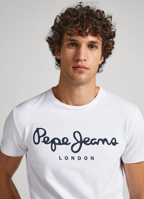 PEPE JEANS LONDON-PREMIUM T-SHIRT | WHITE