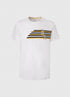 PEPE JEANS LONDON COTTON T-SHIRT WITH PRINTED LOGO | WHITE