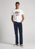 PEPE JEANS MALBOURNE- SLIM FIT -T-SHIRT | WHITE