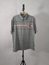 CAPTIVATING STRIPED POLO WITH U LOGO | GREY