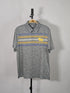CAPTIVATING STRIPED POLO WITH PITT LOGO | GREY