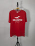 HOLLISTER MEN'S RED T- SHIRT | CLASSIC FIT WITH ICONIC STYLE