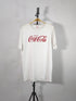COCA-COLA ClASSIC LOGO T-SHIRT CASUAL WEAR | WHITE