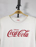 COCA-COLA ClASSIC LOGO T-SHIRT CASUAL WEAR | WHITE