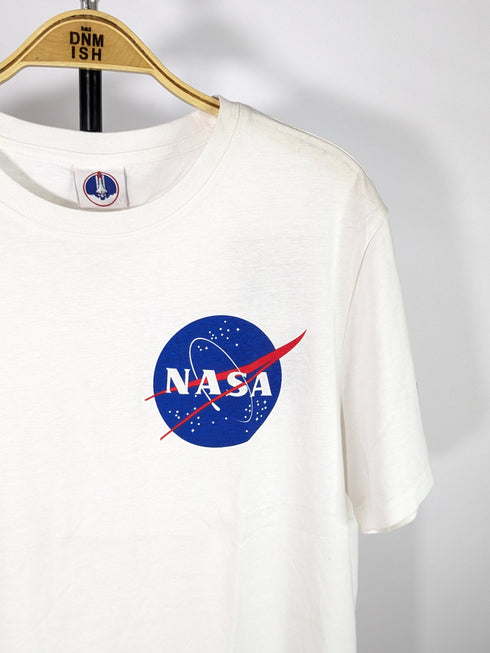 NASA LOGO GRAPHIC T-SHIRT | WHITE COTTON SPACE EDITION