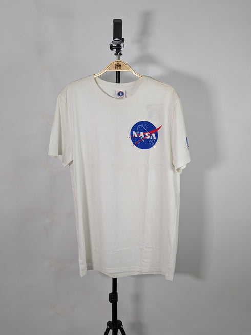 NASA LOGO GRAPHIC T-SHIRT | WHITE COTTON SPACE EDITION