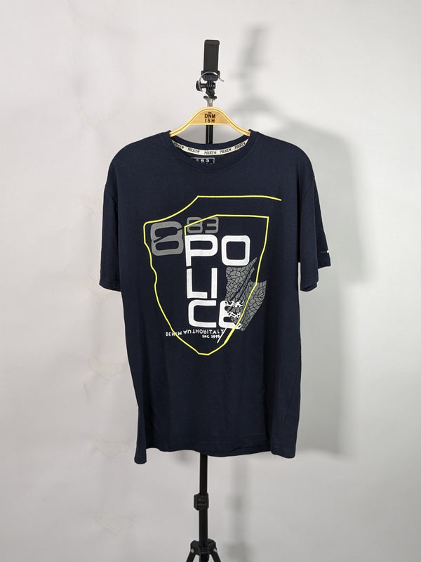883 POLICE PRINTED T-SHIRT | NAVY PREMIUM EDITION