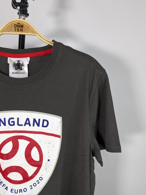 UEFA EURO 2020 FAN ENGLAND PRINT T-SHIRT | DRAK GREY