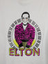 ELTON JOHN PREMIUM WHITE GRAPHIC T-SHIRT | SIGNATURE PRINT EDITION