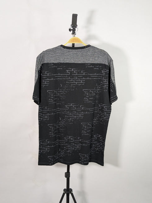 OXYGEN ACTIVE WEAR PREMIUM PRINTED T-SHIRT | BLACK