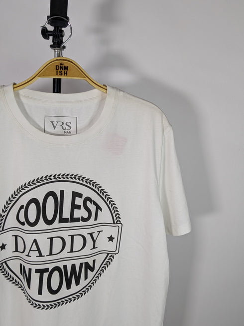 VRS MAN'S PRINTED LOGO T-SHIRT | WHITE