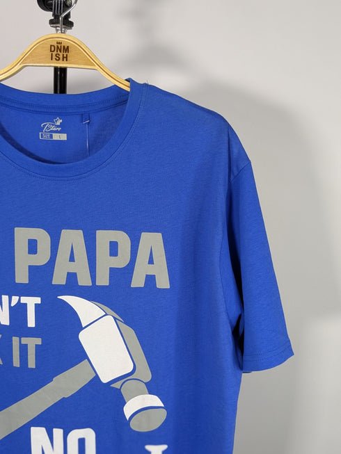 T STRA PREMIUM PRINTED T-SHIRT | ROYAL BLUE