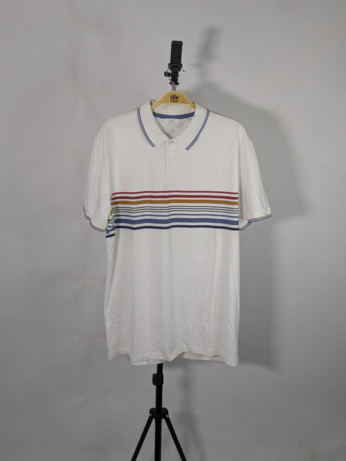 NEXT PREMIUM WHITE POLO SHIRT FOR MEN-CLASSIC ELEGANCE & COMFORT