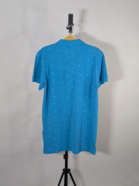 BlEND EMBROIDERED POLO SHIRT-PREMIUM | BONDI BLUE