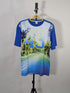 S.OLIVER PREMIUM FRONT PRINT T-SHIRT | ROYAL BLUE