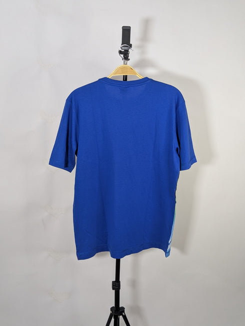 S.OLIVER PREMIUM FRONT PRINT T-SHIRT | ROYAL BLUE