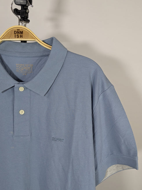ESPRIT SLIM FIT MENS POLO SHIRT | SKY BLUE