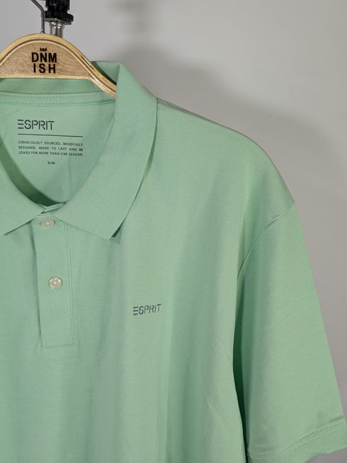 ESPRIT SLIM FIT MENS POLO SHIRT | GREEN