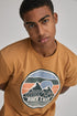 SPRINGFIELD CLASSIC BIKER LUST LOGO CREW NECK T-SHIRT | DK MUSTARD