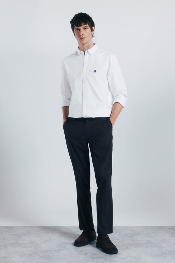 SPRINGFIELD OXFORD SHIRT – REGULAR FIT | WHITE