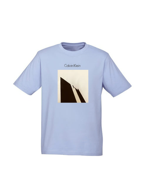 CALVIN KLEIN JEANS VARSITY LOGO T-SHIRT | LIGHT BLUE