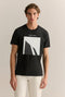 CALVIN KLEIN JEANS VARSITY LOGO T-SHIRT | BLACK