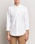 Polo Ralph Lauren custom fit Oxford shirt for men in white – classic and elegant style.