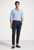 Polo Ralph Lauren knit Oxford shirt for men in Harbor Island Blue – classic and stylish.