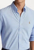 Polo Ralph Lauren knit Oxford shirt for men in Harbor Island Blue – classic and stylish.