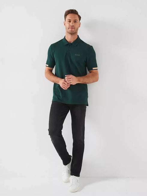 Hugo Boss Polo Shirt 'Pallas' – Dark Green Polo for Men