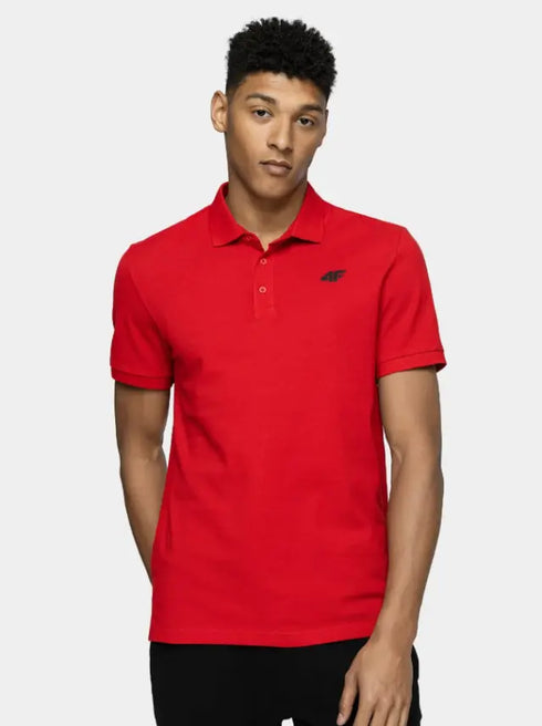 Men's 4.F Polo T-Shirt in Pakistan - Comfortable elastic knit fabric, regular fit, and stylish design for everyday wear.