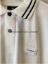 Balmain premium white men's polo shirt with a classic design.