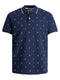 Produkt Chris Navy Anchor-Print Polo Shirt – Casual & Stylish
