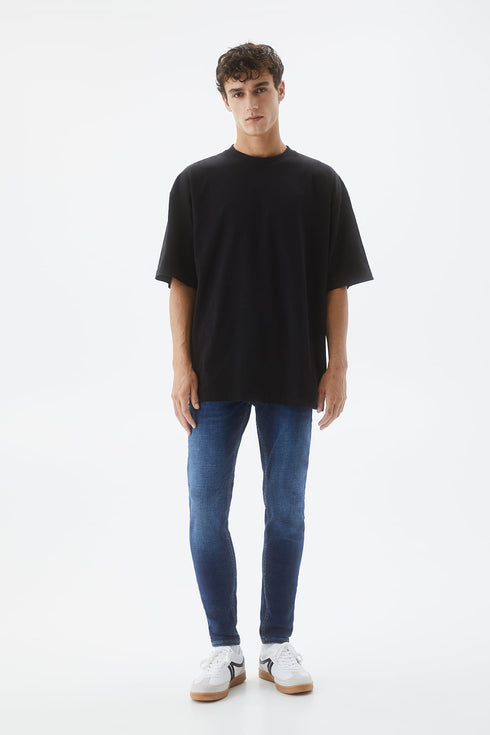 PULL & BEAR SLIM FIT DENIM JEANS-MENS | DARK BLUE