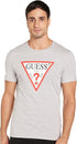 GUESS MENS CN SS ORIGINAL LOGO T-SHIRT | GREY