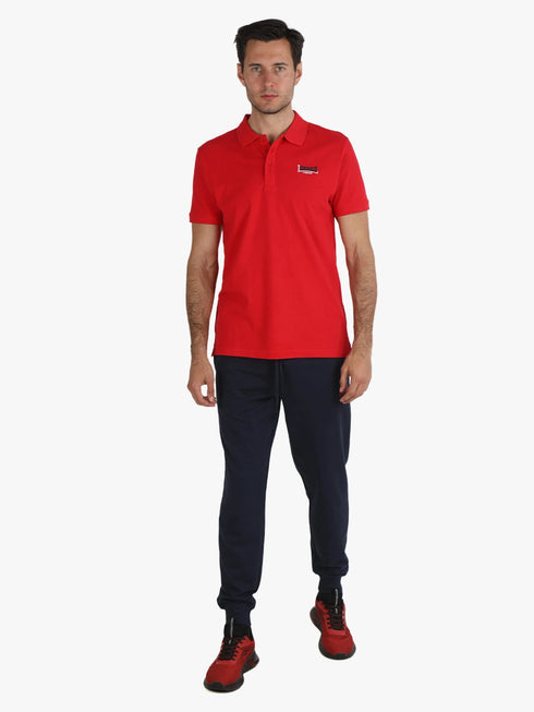 Lonsdale Men's Red Cotton Polo Shirt – Casual & Smart Wear